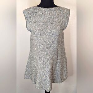 Bill Baber Handmade Lagenlook Quiet Luxury Cozycore Grannychic Sweater MD Top